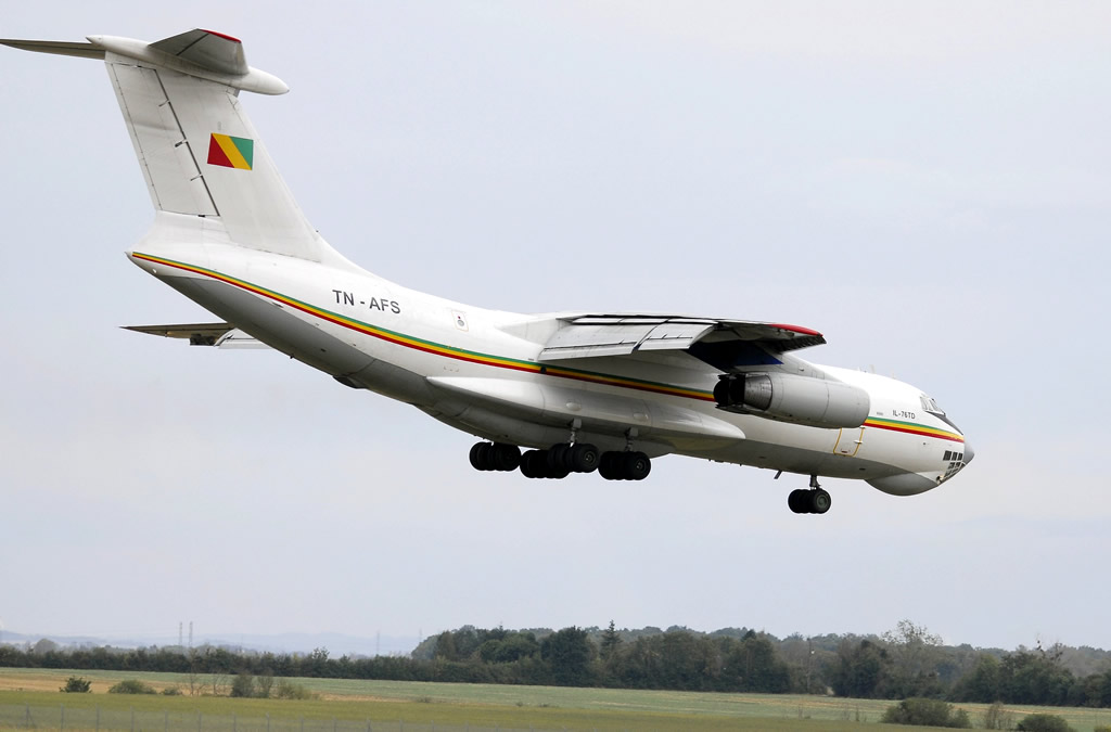 Lina Congo Ilyushin IL-76TD, Registration TN-AFS